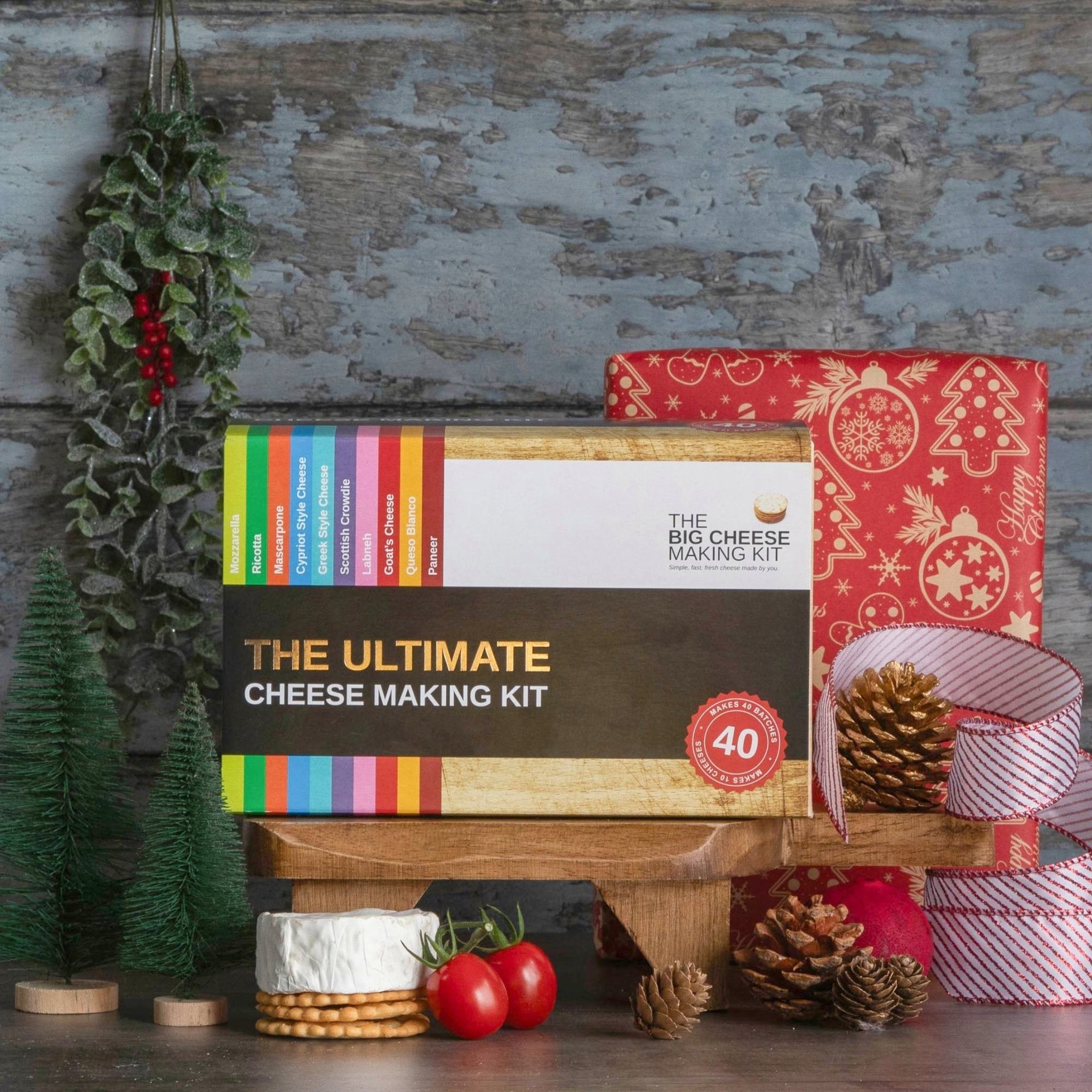 Kit definitivo per fare il formaggio in casa come regalo di Natale