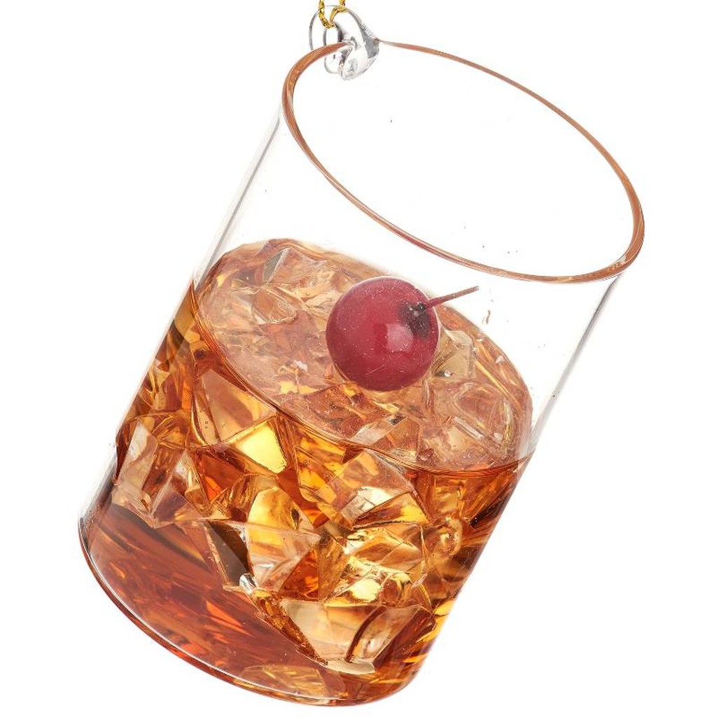Whiskyglas Weihnachtsbaumschmuck
