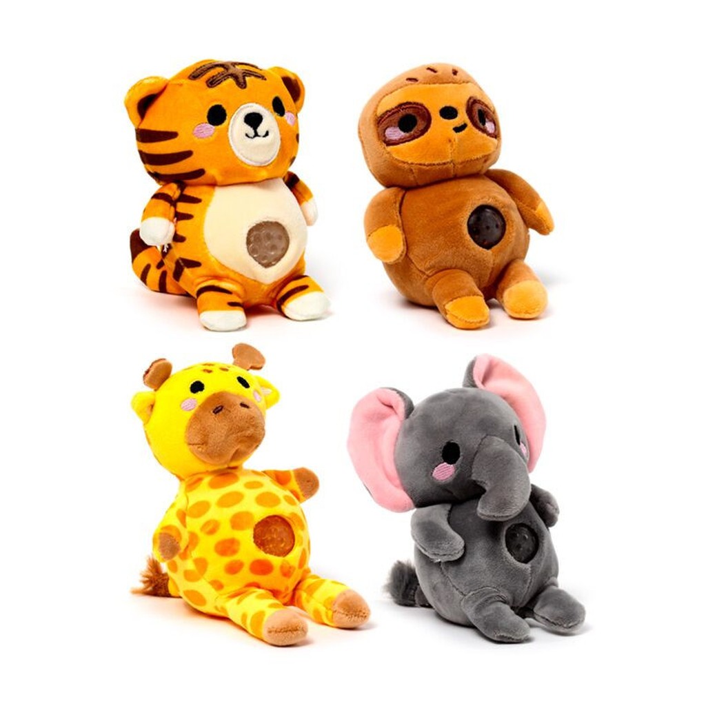 Giraffe, Elefant, Tiger und Faultier Stressbälle