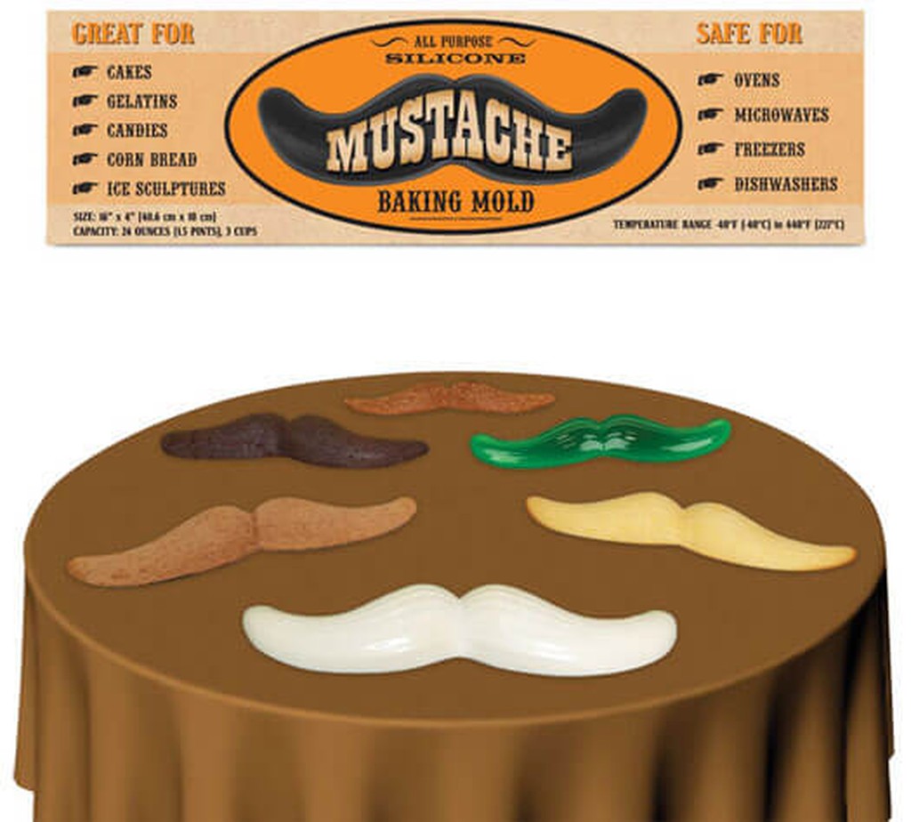 Backform Schnurrbart