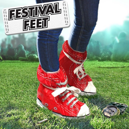Copriscarpe - Festival Feet Rosso