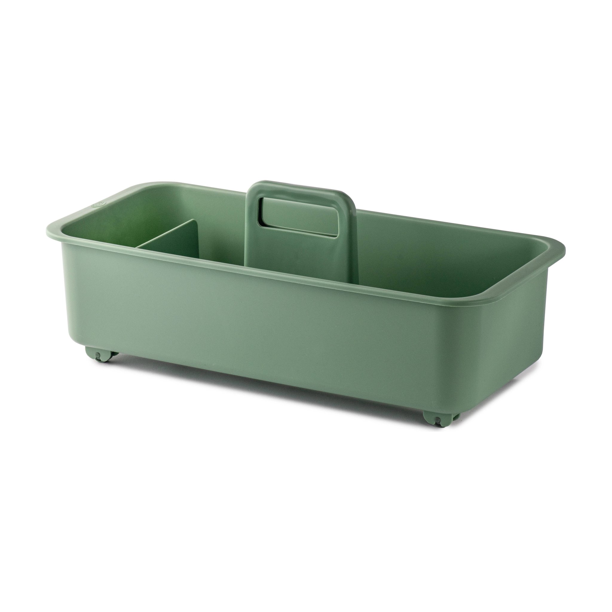 Leerer Unterschrank-Organizer mit Trennwand und Griff