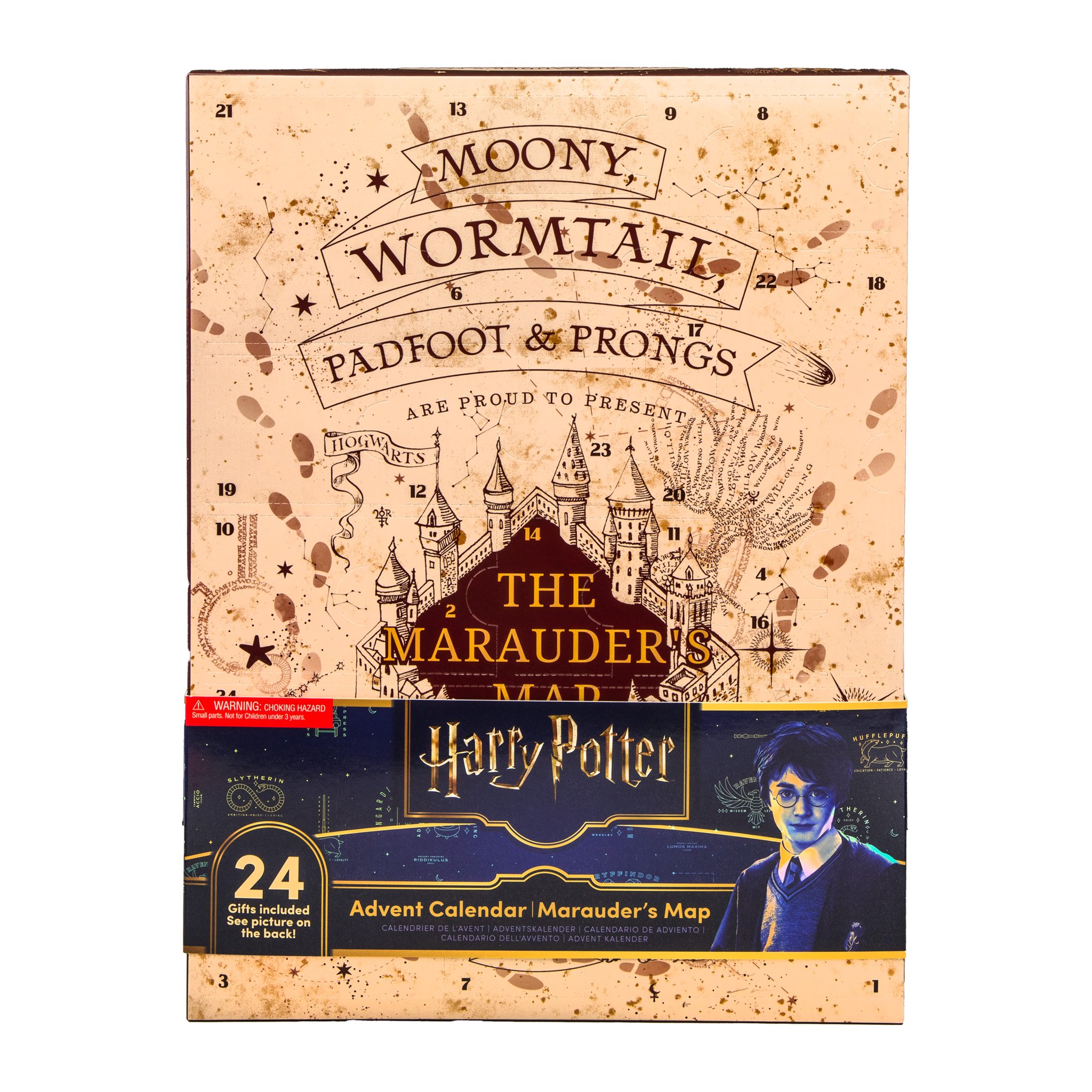 Calendrier de l'Avent Harry Potter Carte du Maraudeur avec bandeau