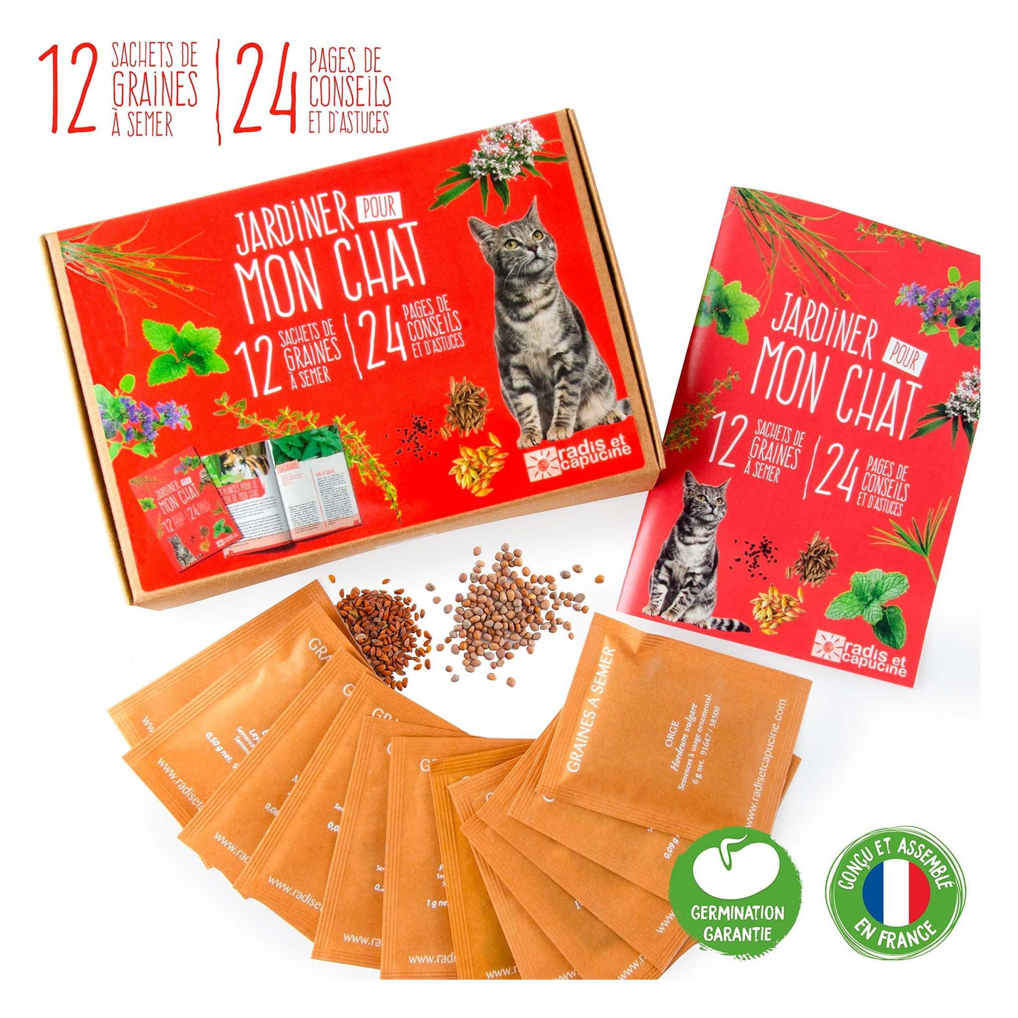 12 Plants for My Cat Seed Set — contents