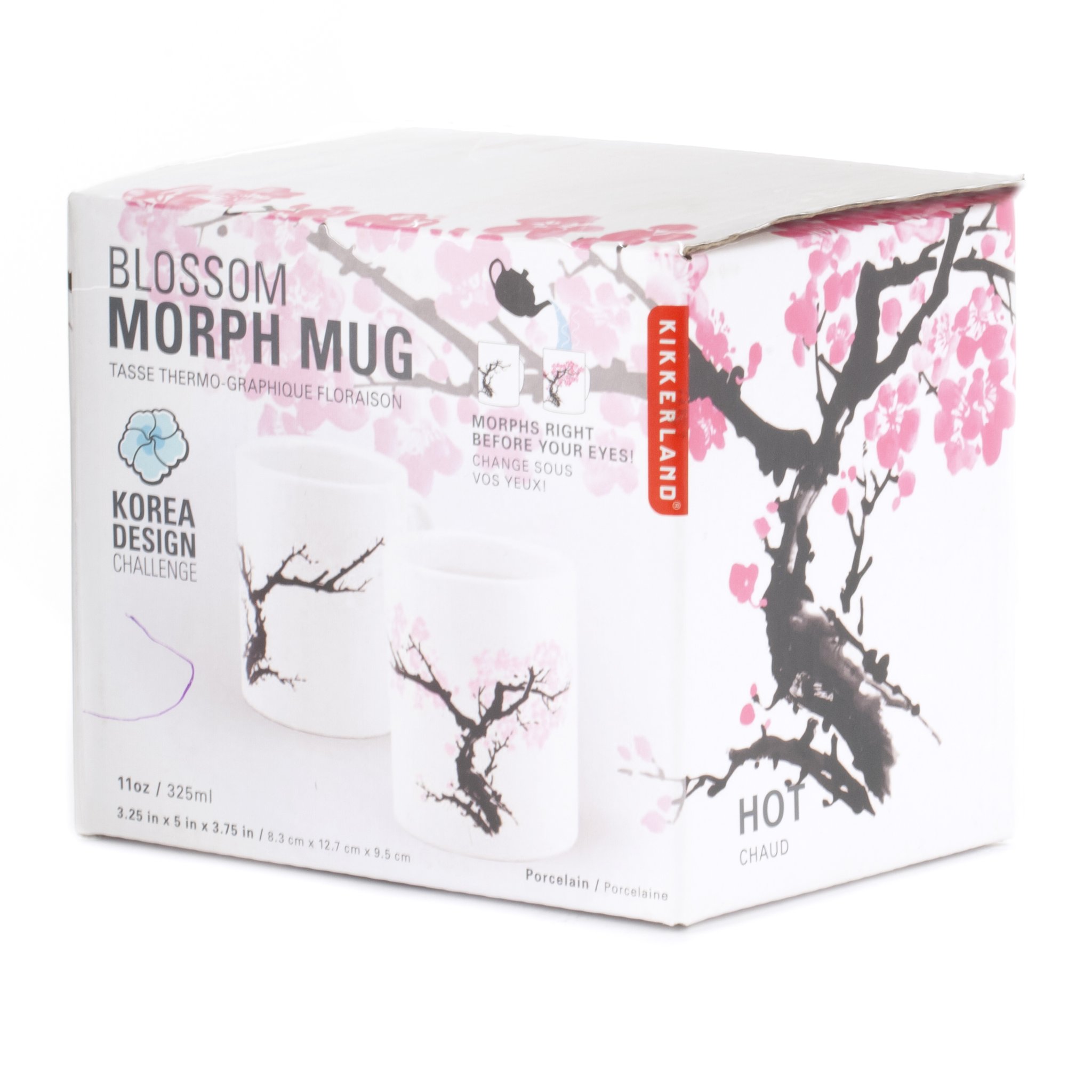 Thermotasse Kirschblüte – Kikkerland Geschenkbox