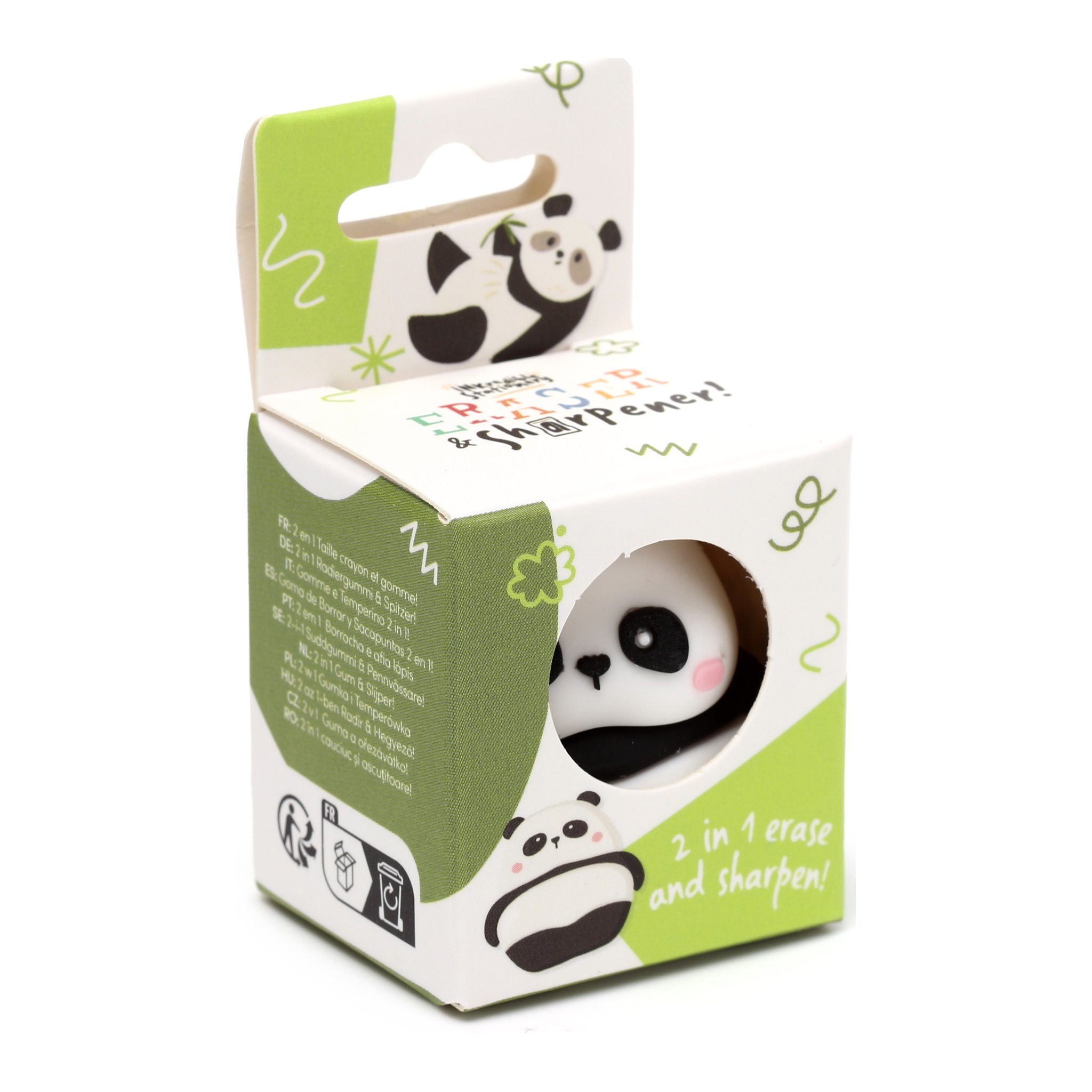 Boite verte « 2 in 1 erase and sharpen »