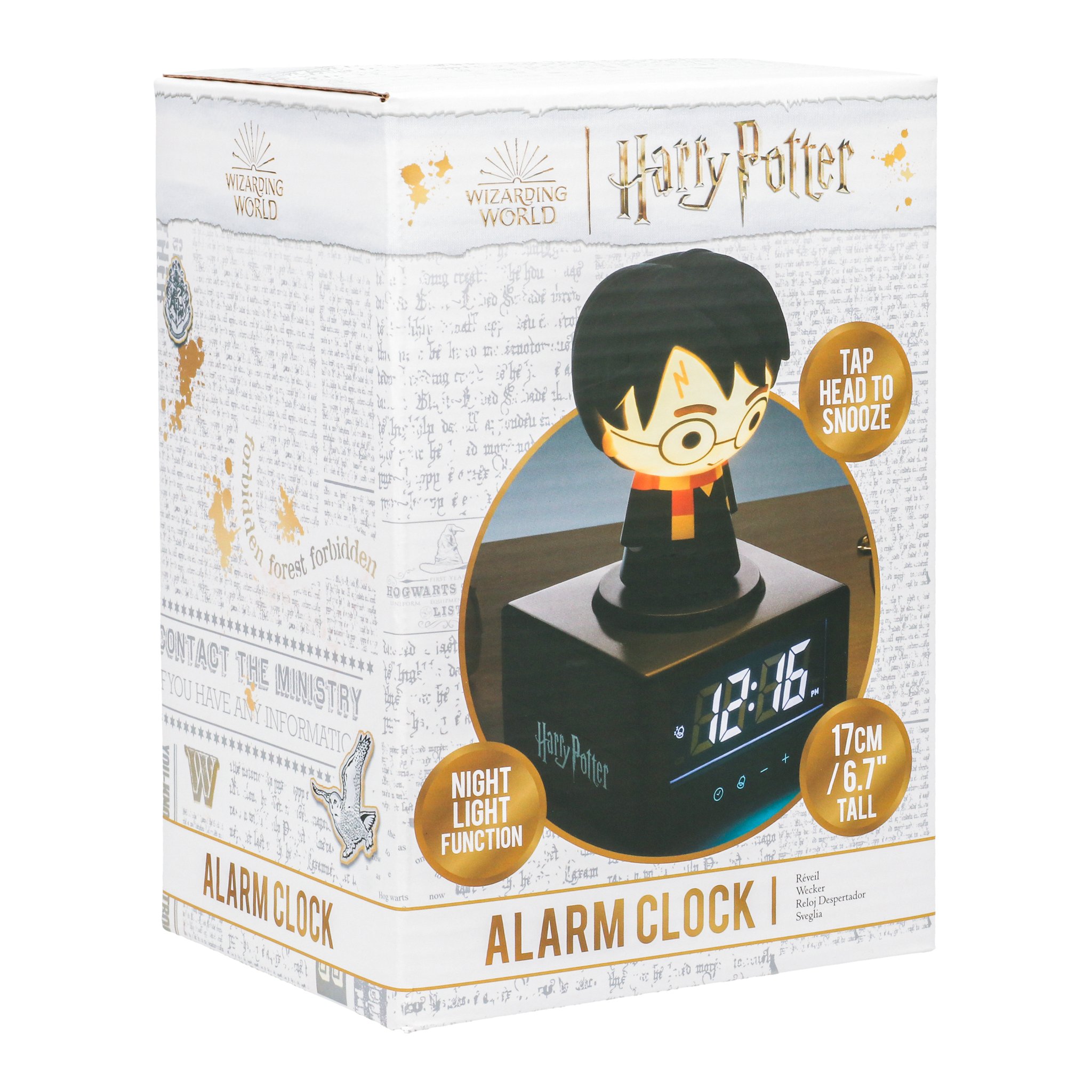 Confezione della sveglia Harry Potter