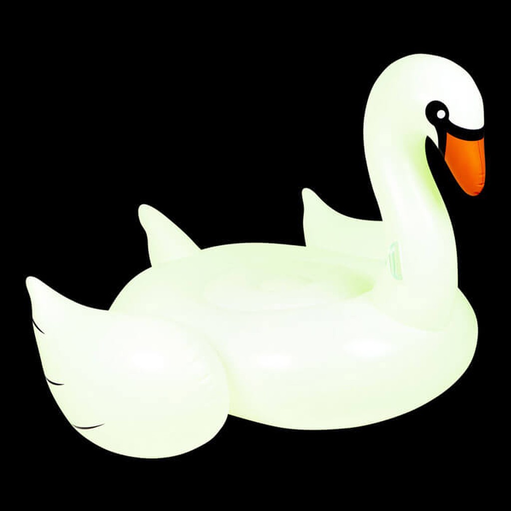 Leuchtender Schwan-Schwimmreifen