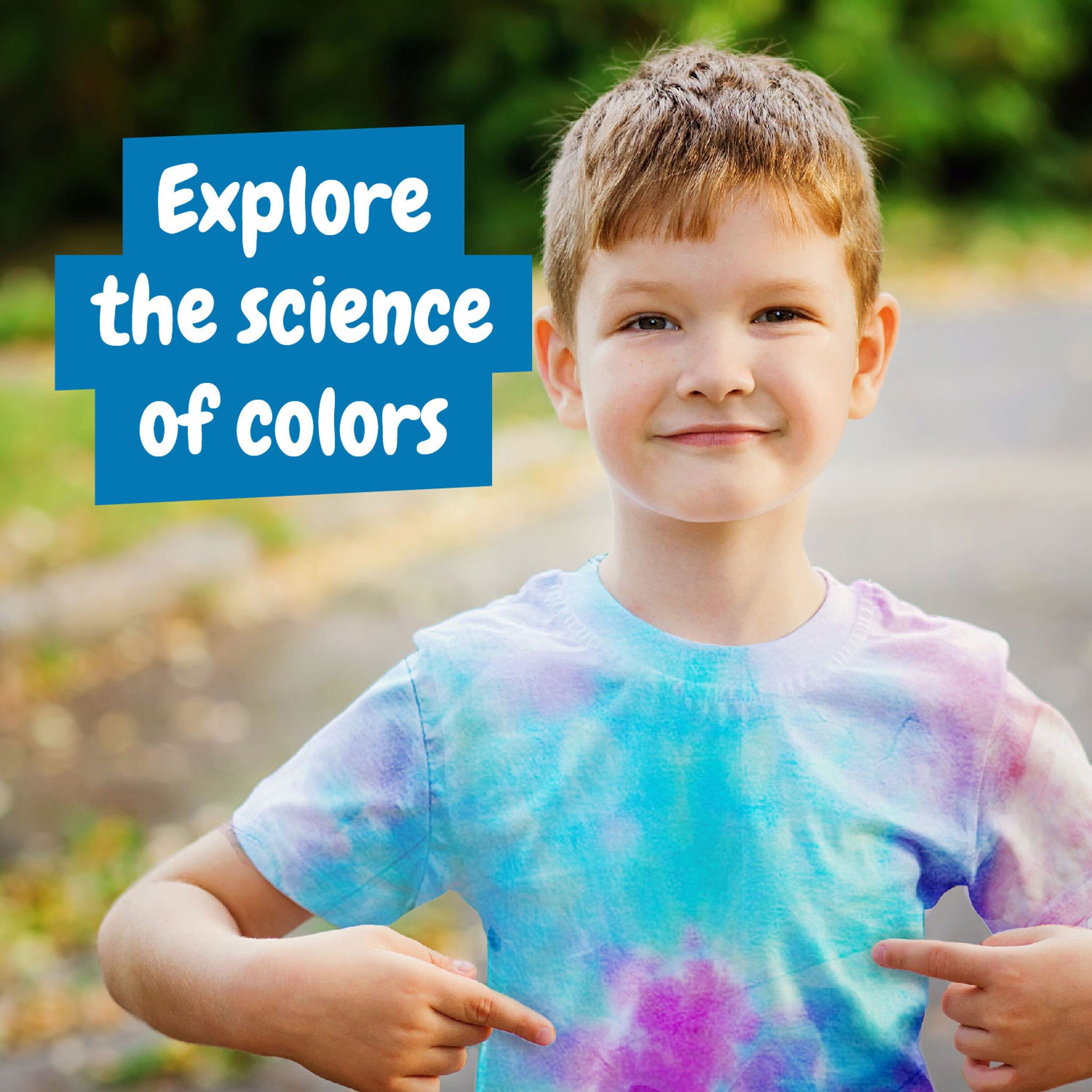 Design colourful tie-dye T-shirts
