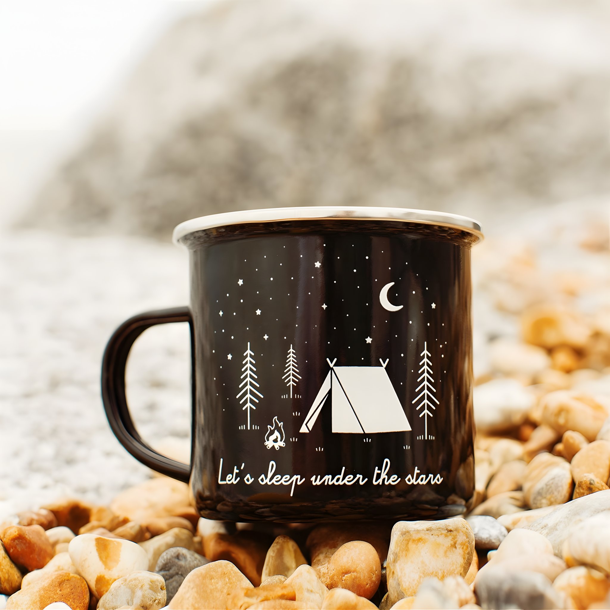 Under the Stars Emaillebecher