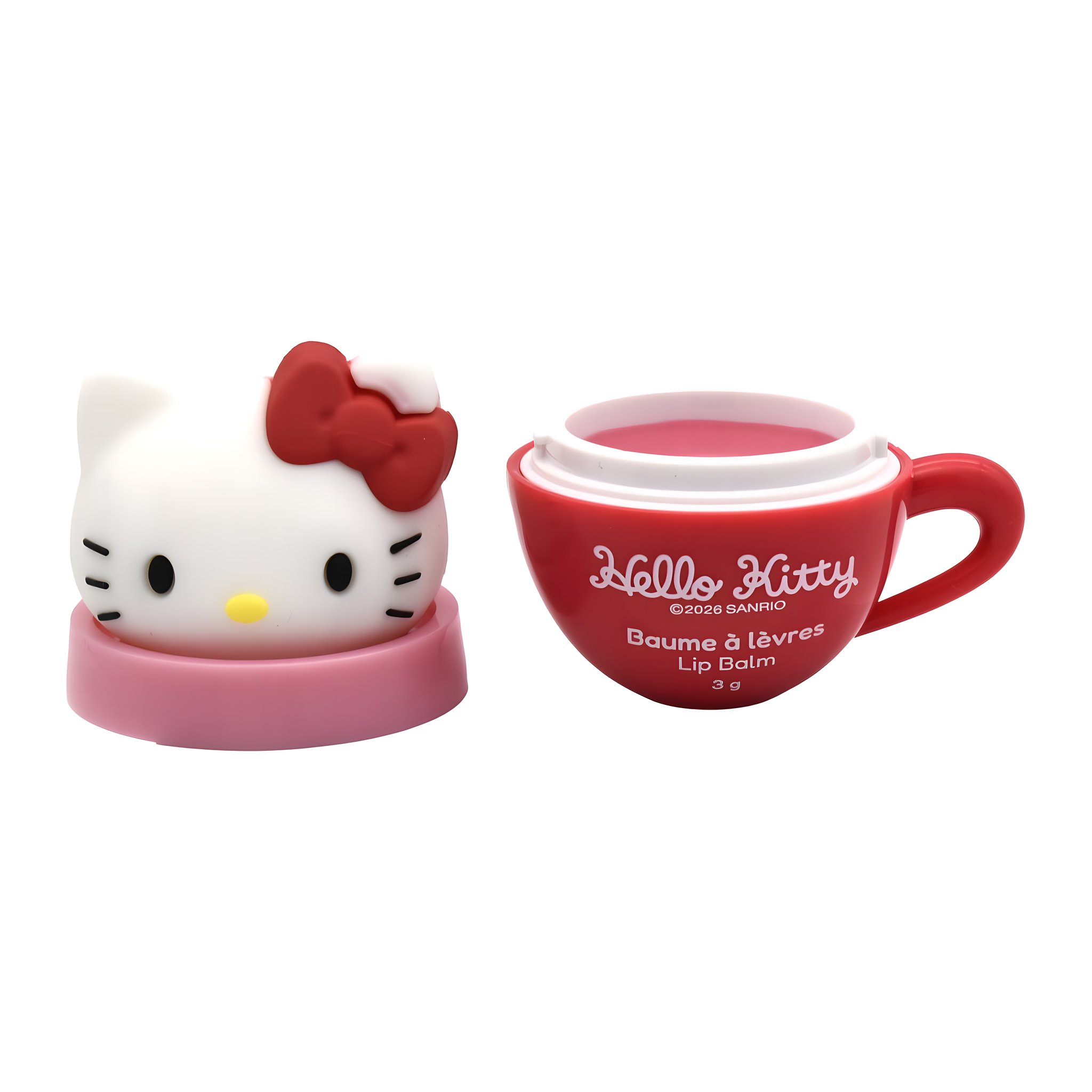 Hello Kitty & Friends Lippenbalsam Tassen-Set mit Hello Kitty, Kuromi und Cinnamoroll