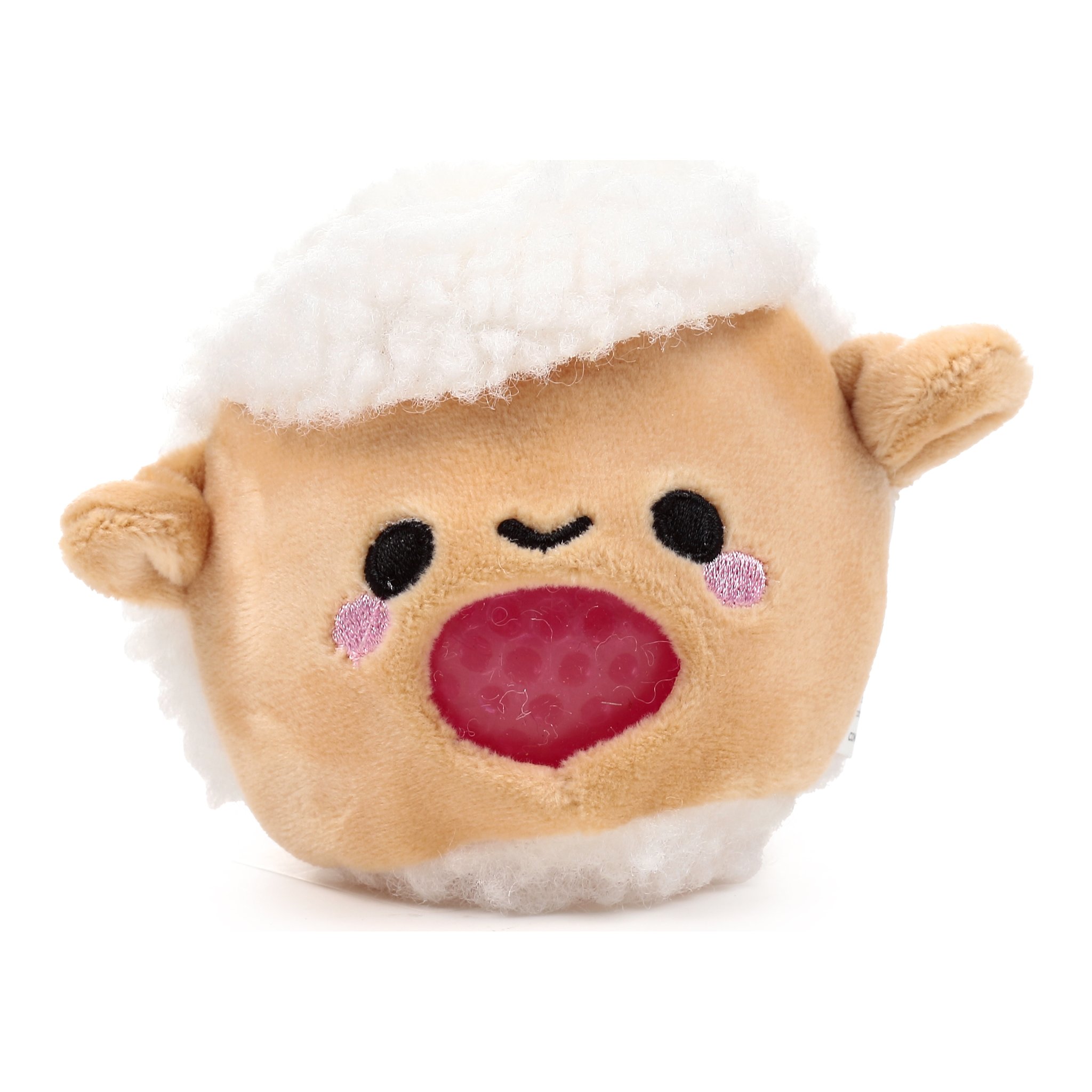 Laemmchen-Plueschstressball mit Glitzerkugel im Bauch