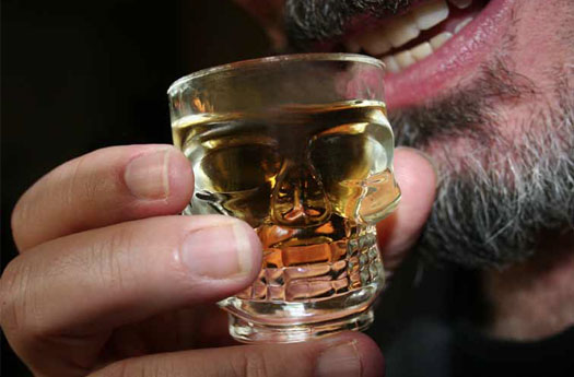 Skull Shot Glasses Set of 4
