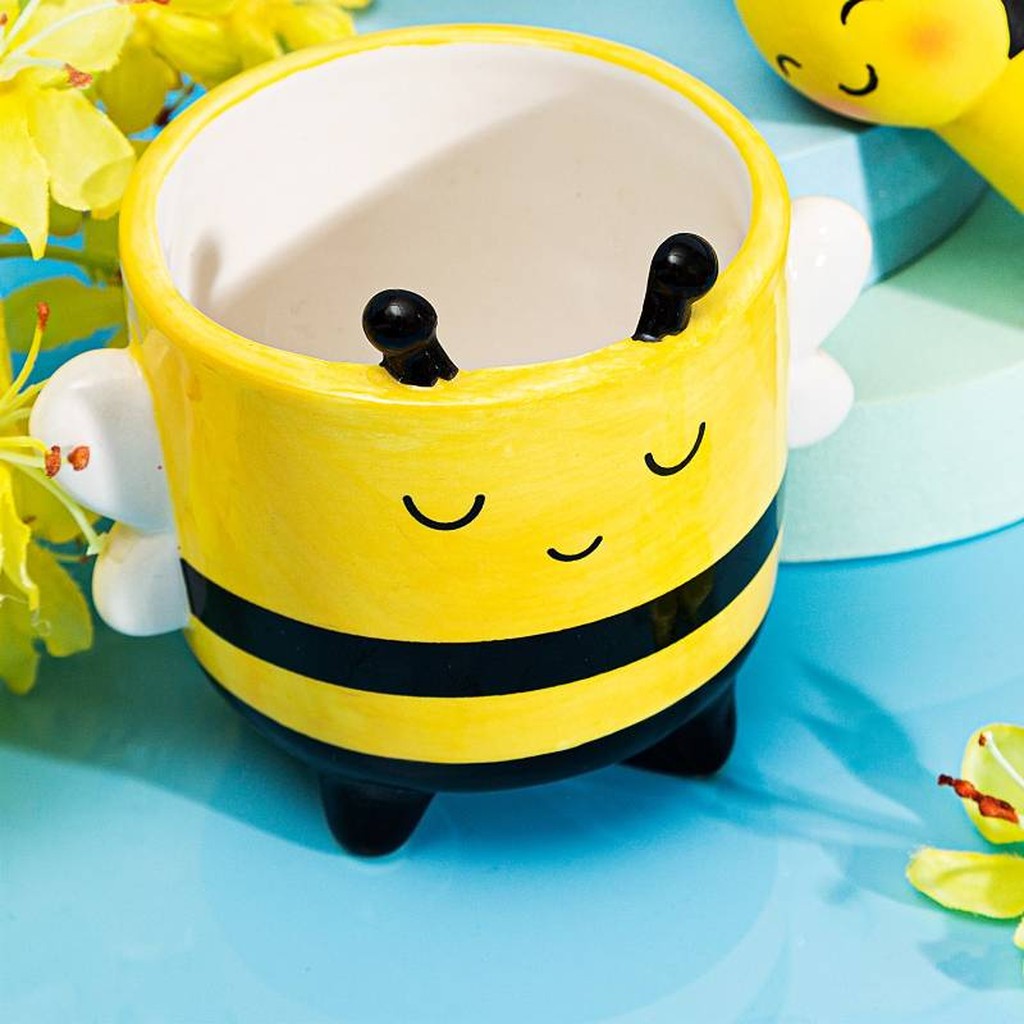 Bienen-Blumentopf