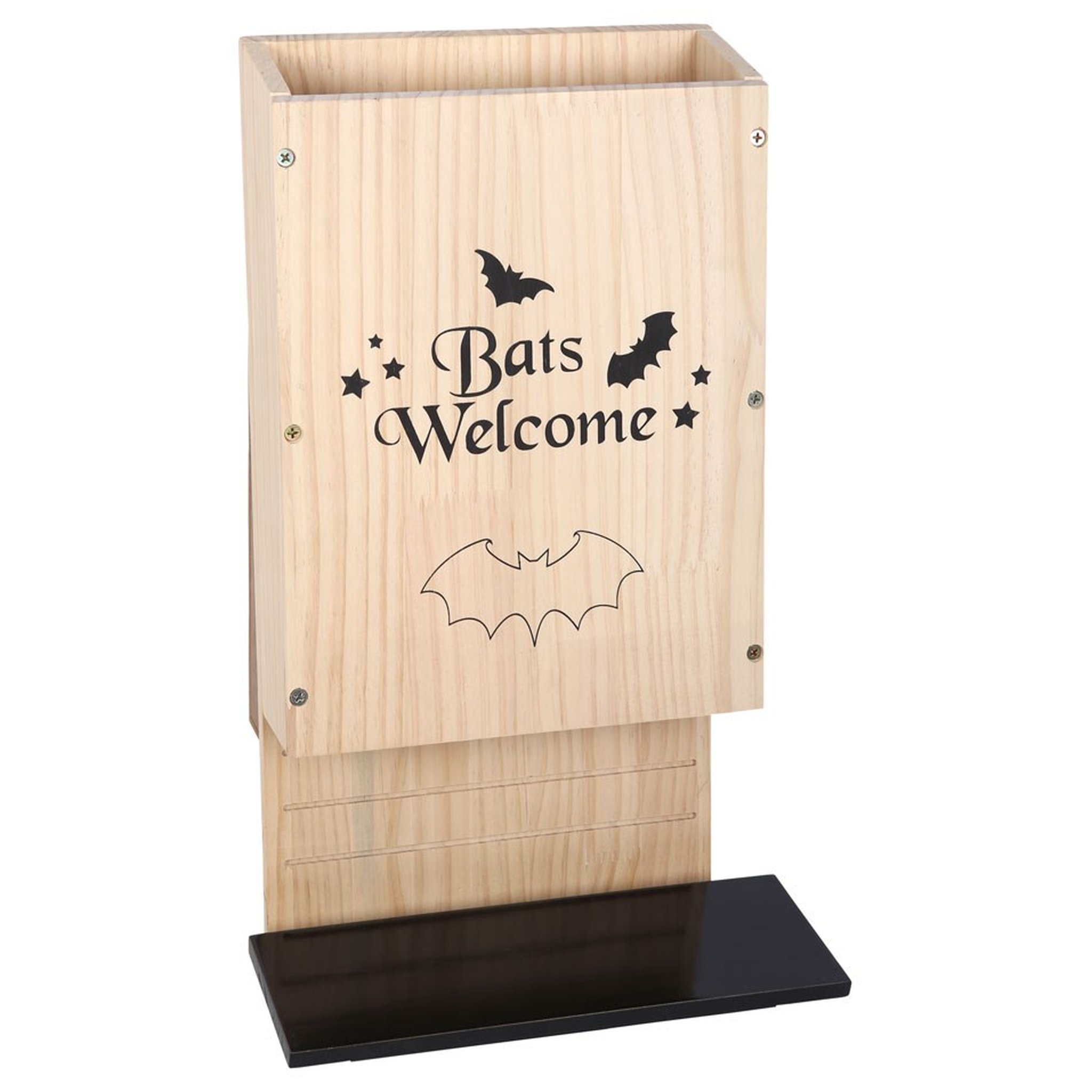 Holz-Fledermauskasten Anbringung