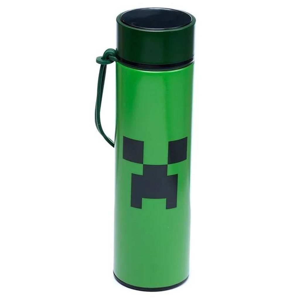 Bouteille thermos Minecraft Creeper avec thermomètre numérique