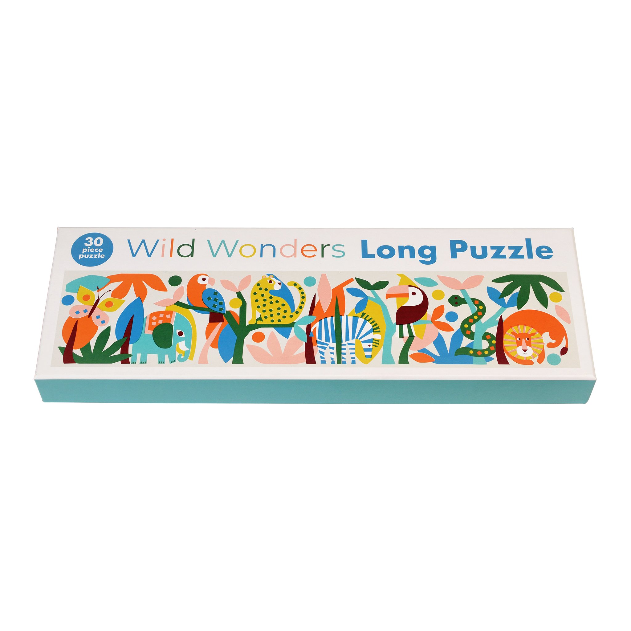 Schachtel «Wild Wonders Long Puzzle – 30 Teile» geschlossen