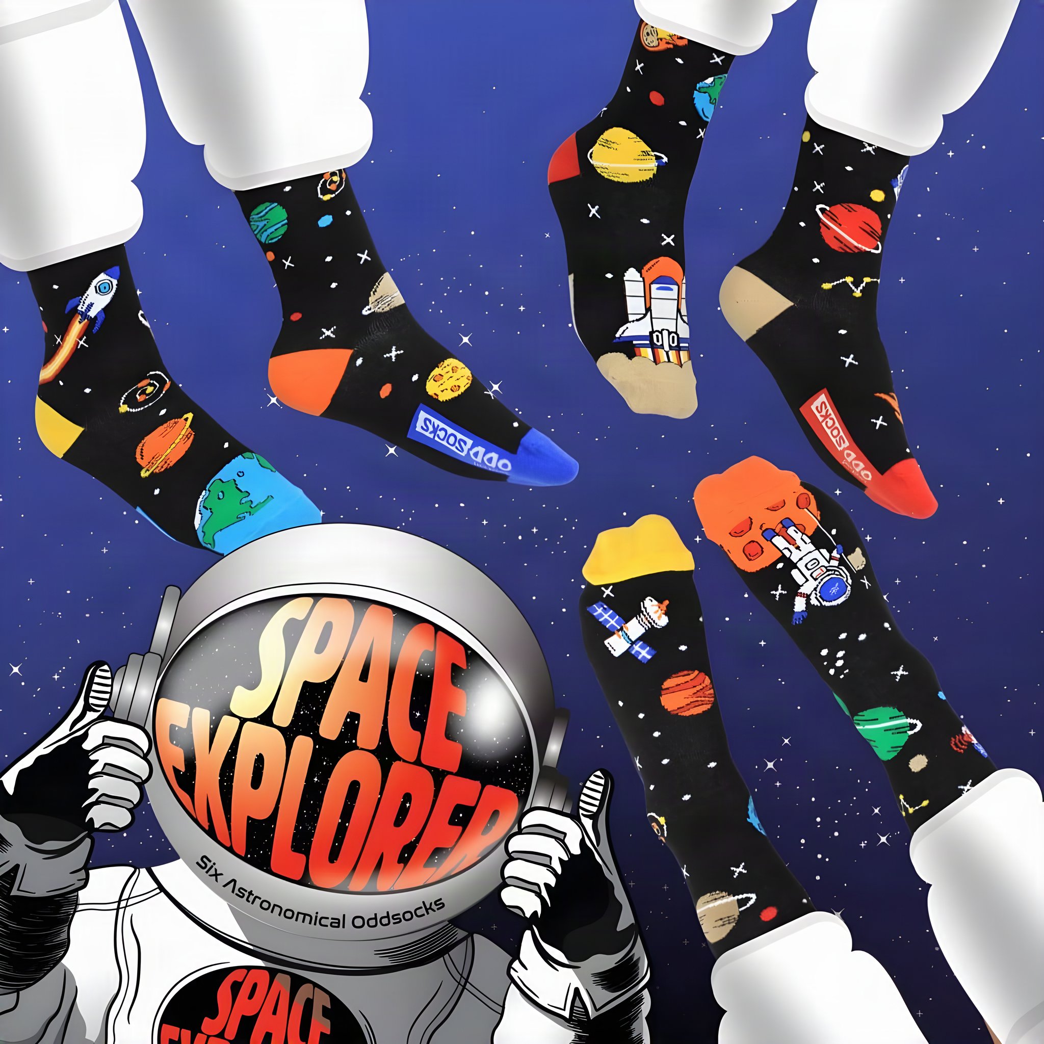 Space Explorer Sock Set