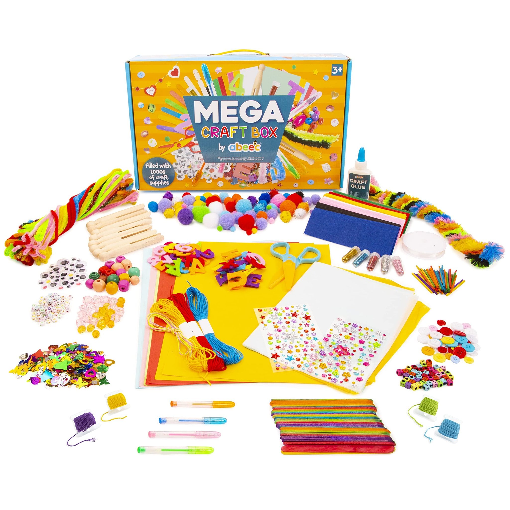 Mega scatola creativa con oltre 1000 pezzi