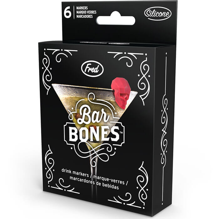 Bar Bones Skull Drink Markers