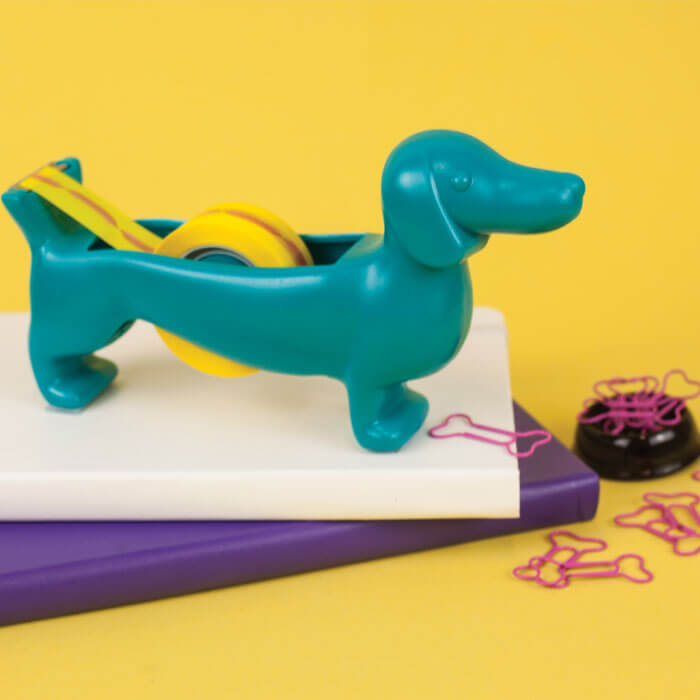 Desktop Sausage Dog Tape Dispenser