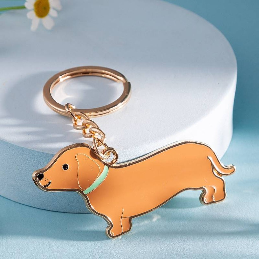 Dackel Schlüsselanhänger von Sass and Belle