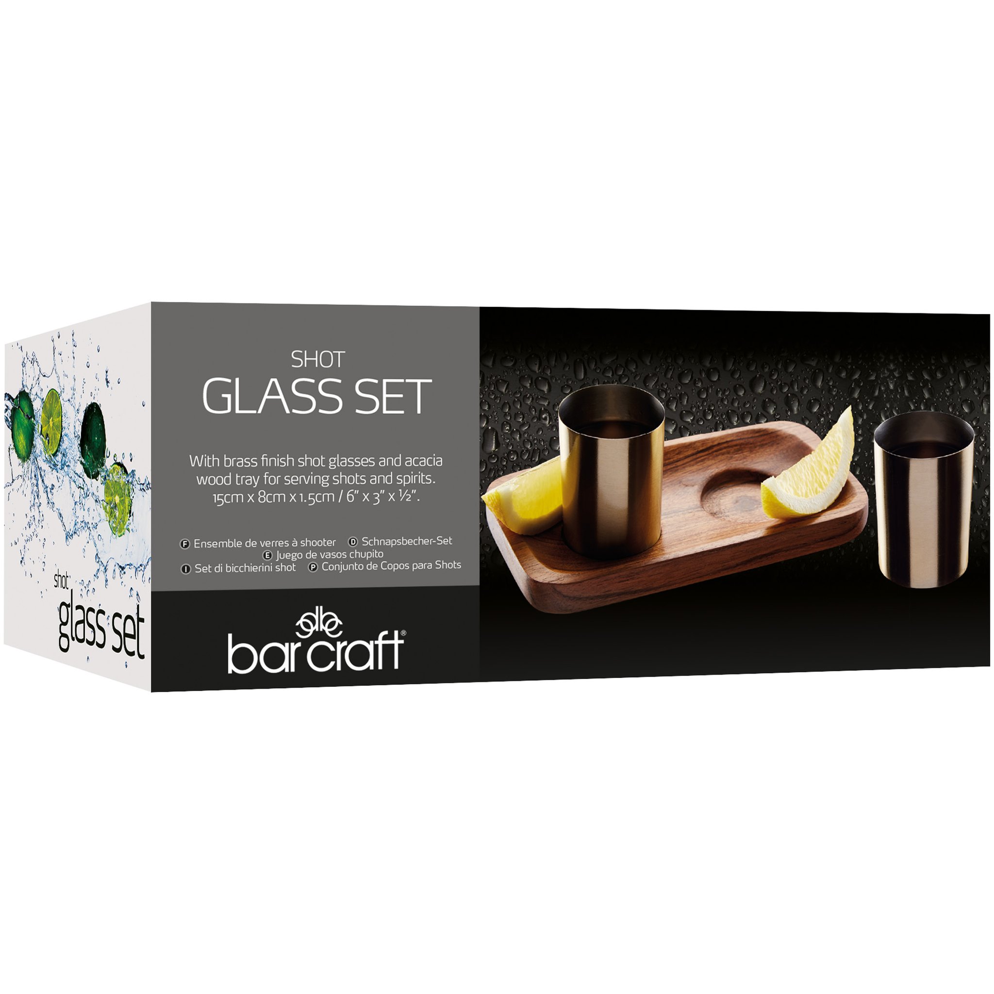 Edles Shotglas Geschenkset
