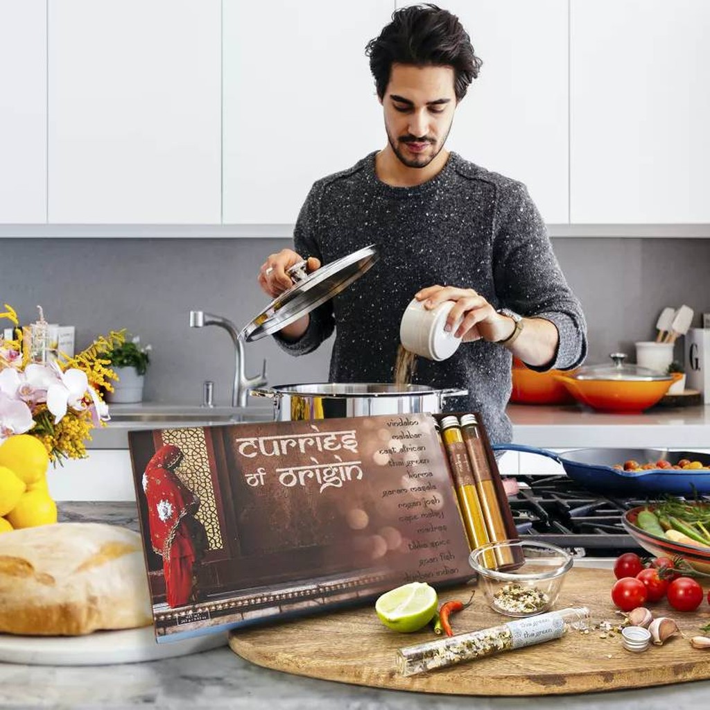 Ursprungs-Curries Sammlung von 12 Currys aus der ganzen Welt | Deluxe-Geschenkset