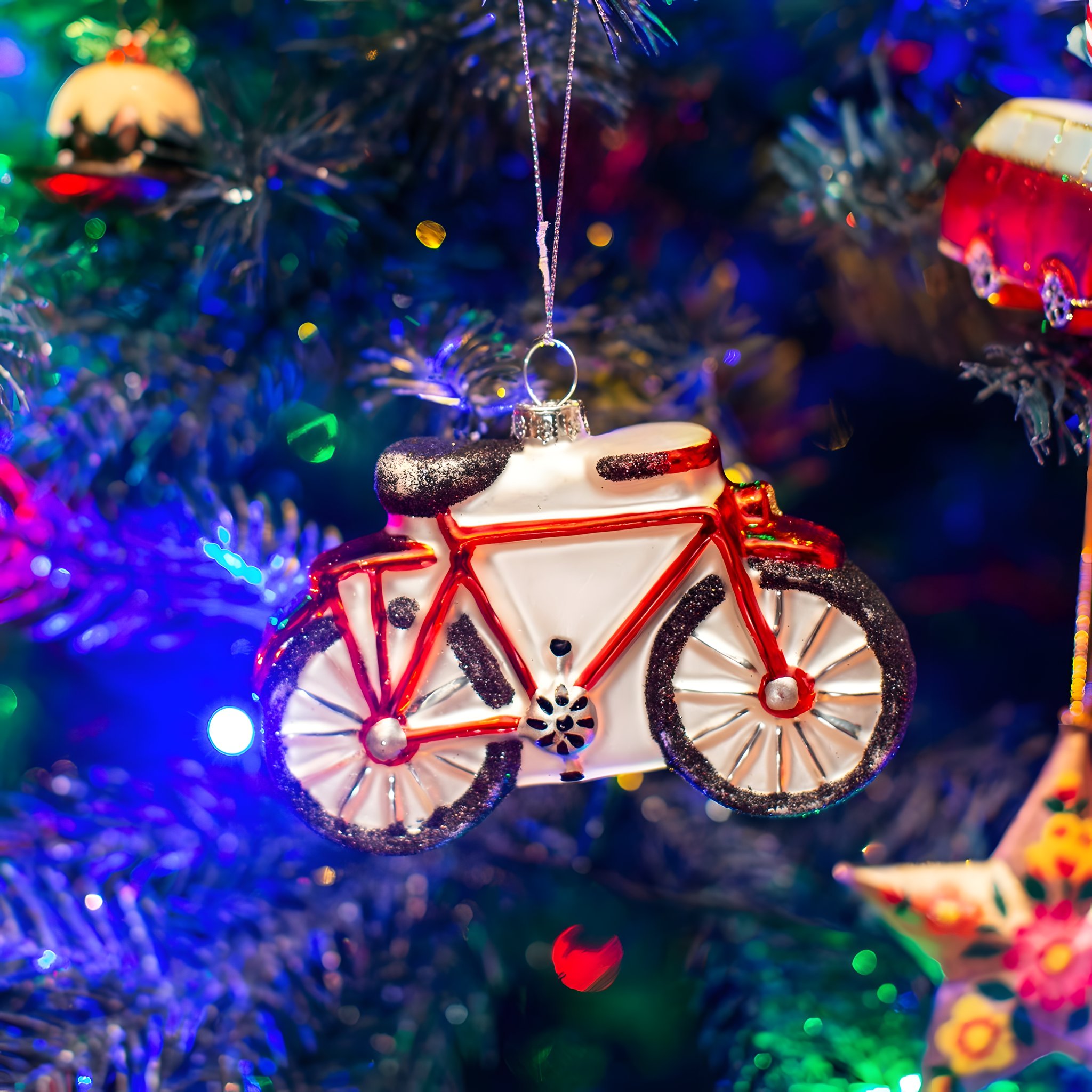 Weihnachtsbaumschmuck Fahrrad