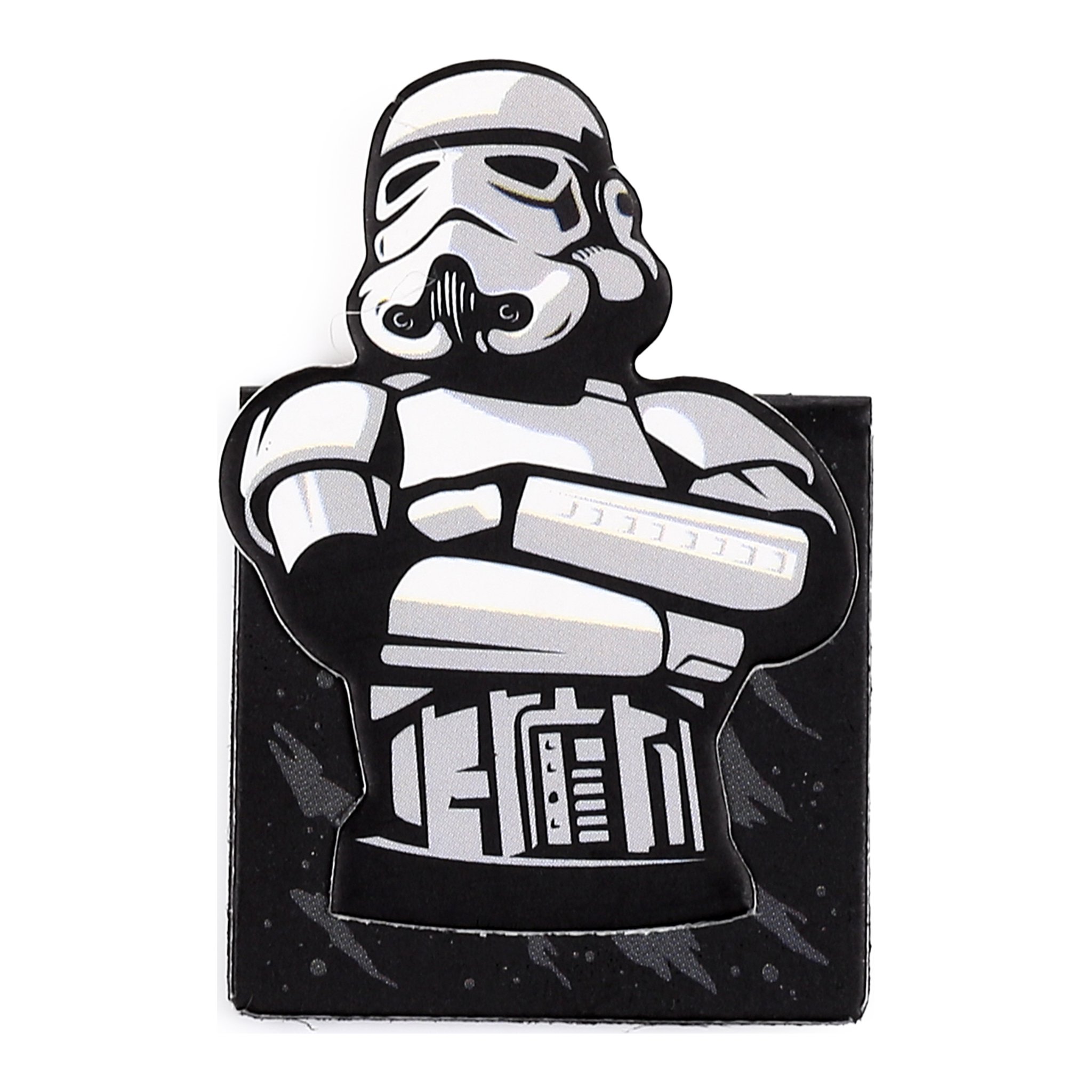 Stormtrooper-Lesezeichen mit verschraenkten Armen