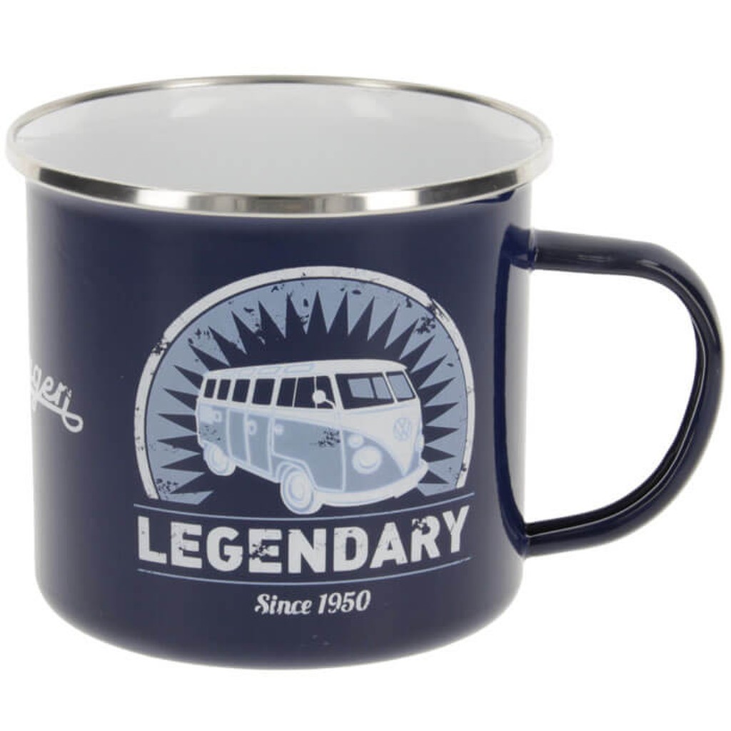 Volkswagen T1 Emaille Tasse 500ml von Brisa