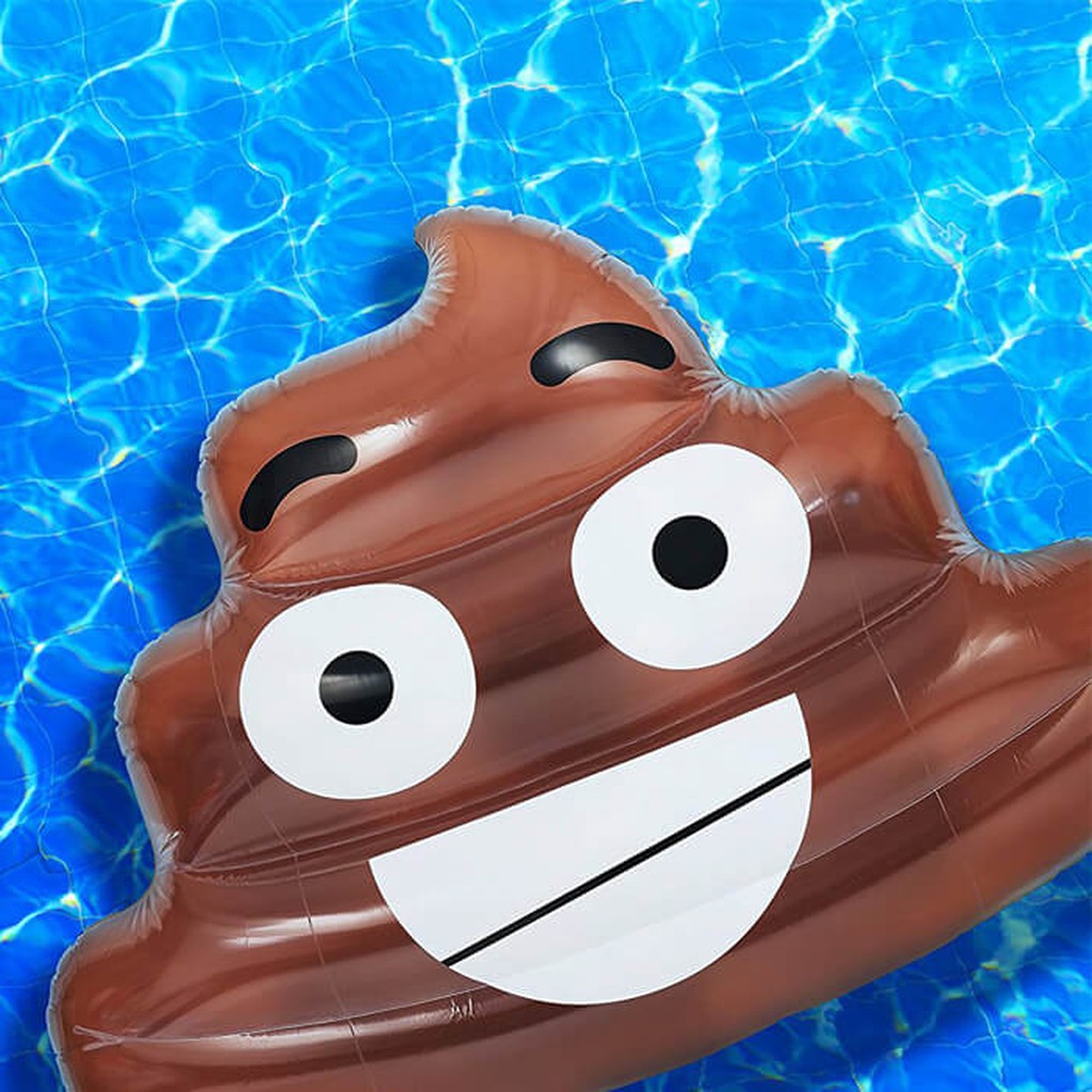 Schwimminsel Emoji Poo