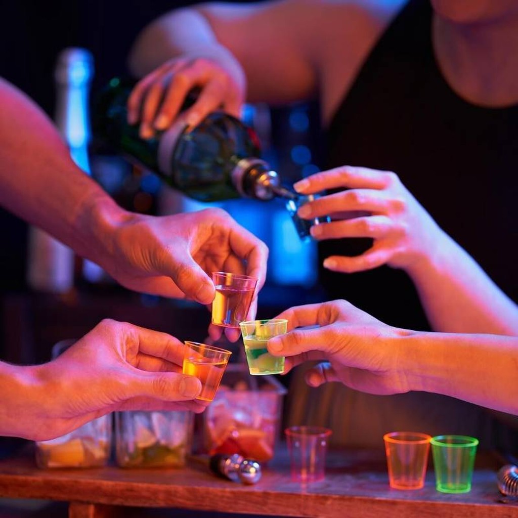 Neon Party Shotgläser