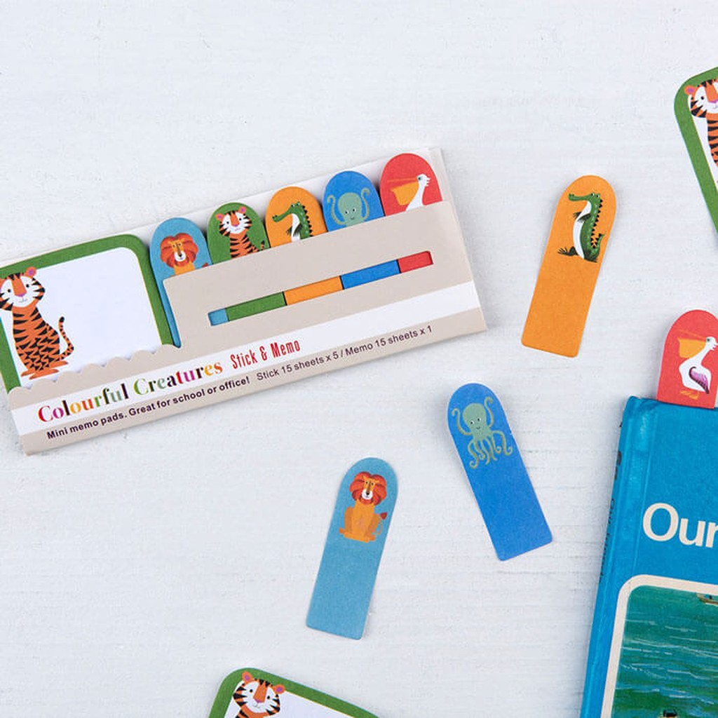 Mini Klebezettel Tiere von Rex London