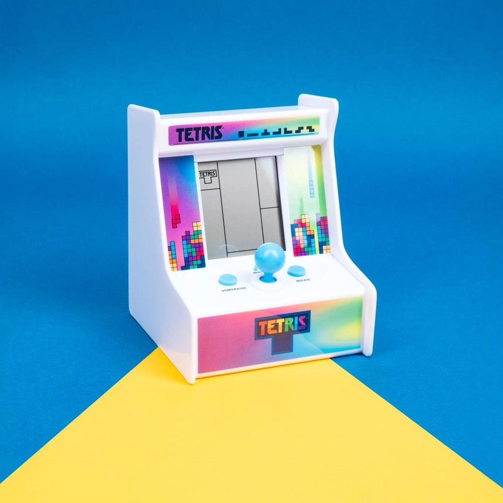 Tetris Mini Spielautomat im Retro Arcade Design