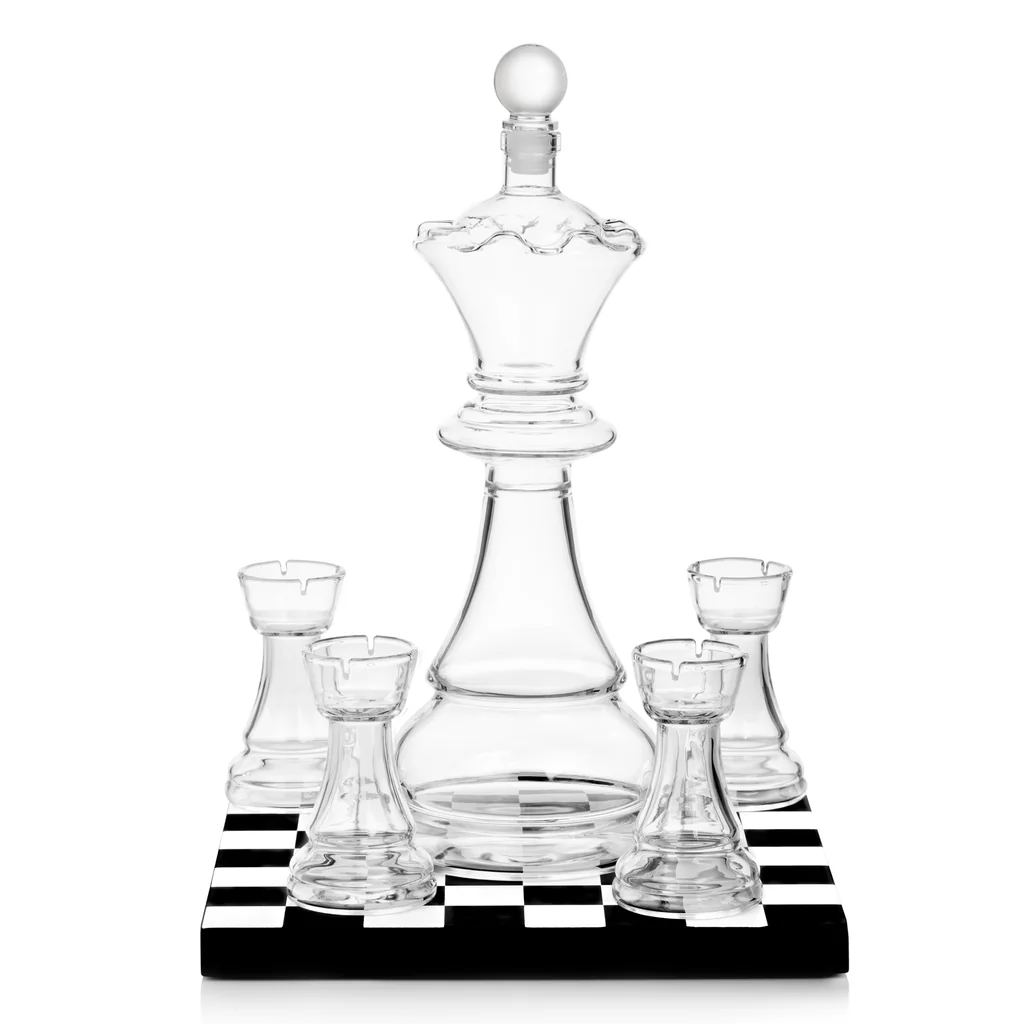 Schach-Dekanter-Set