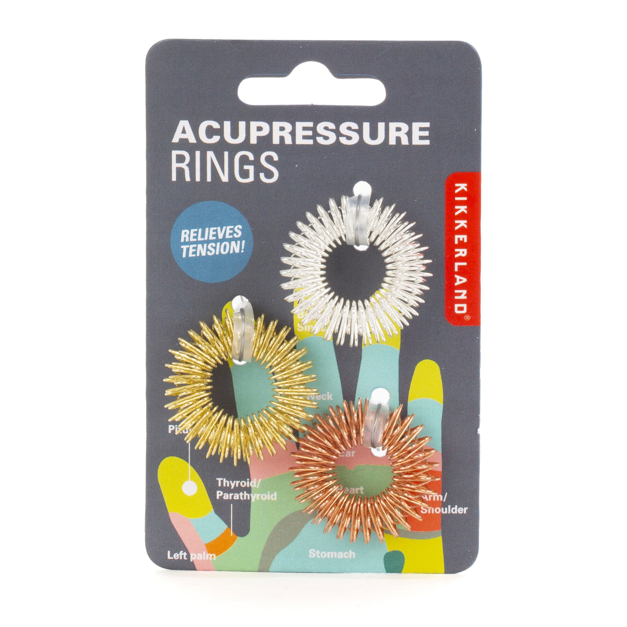 Akupressur Massage Ringe – Kikkerland Verpackung
