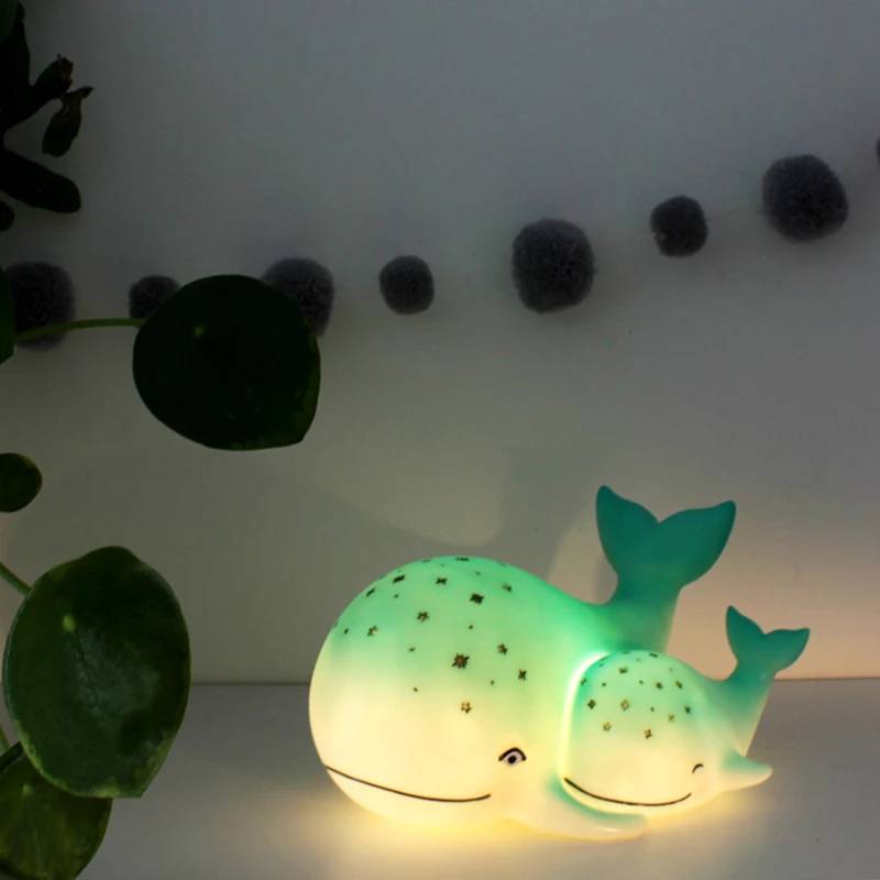 Lampe Mère et Bébé Baleine