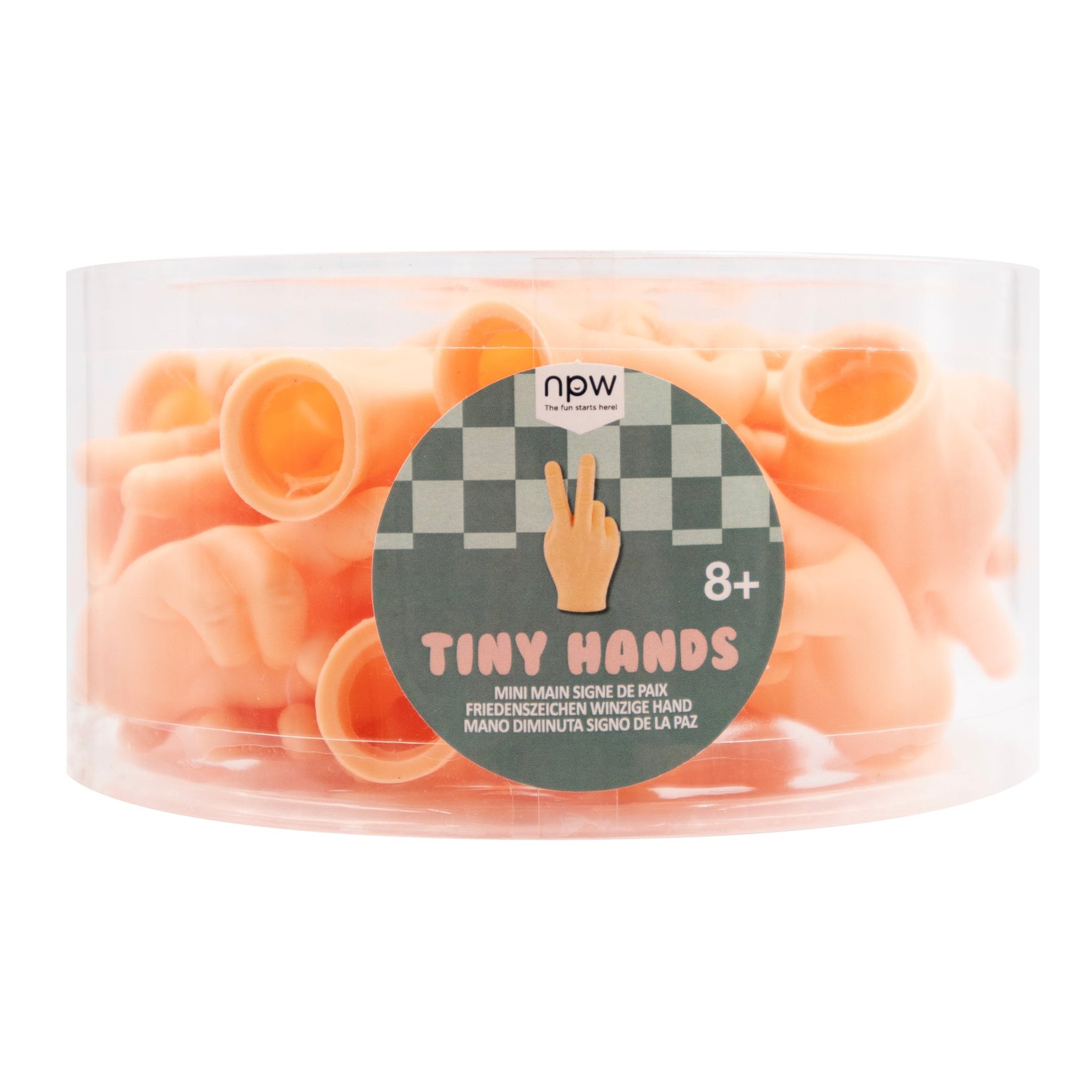 Tiny Hands Peace Sign Mini-Finger Verpackung