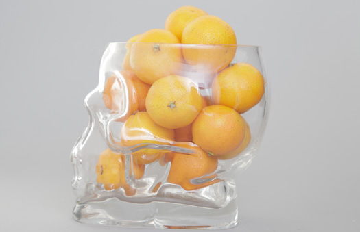 Bol de Fruit Crâne de Crystal