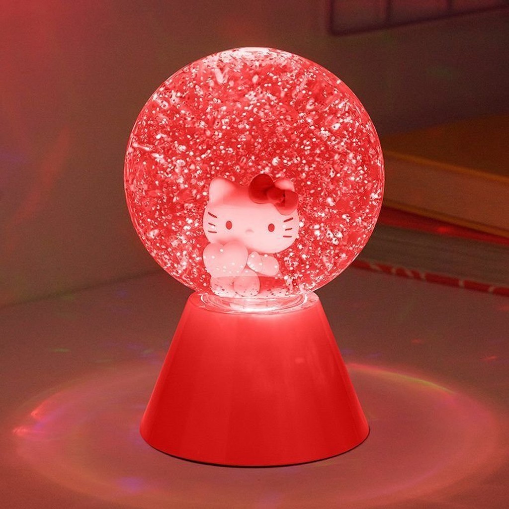 Lampe à paillettes Hello Kitty