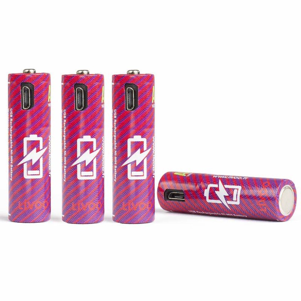 USB Wiederaufladbare AA Batterien von Livoo