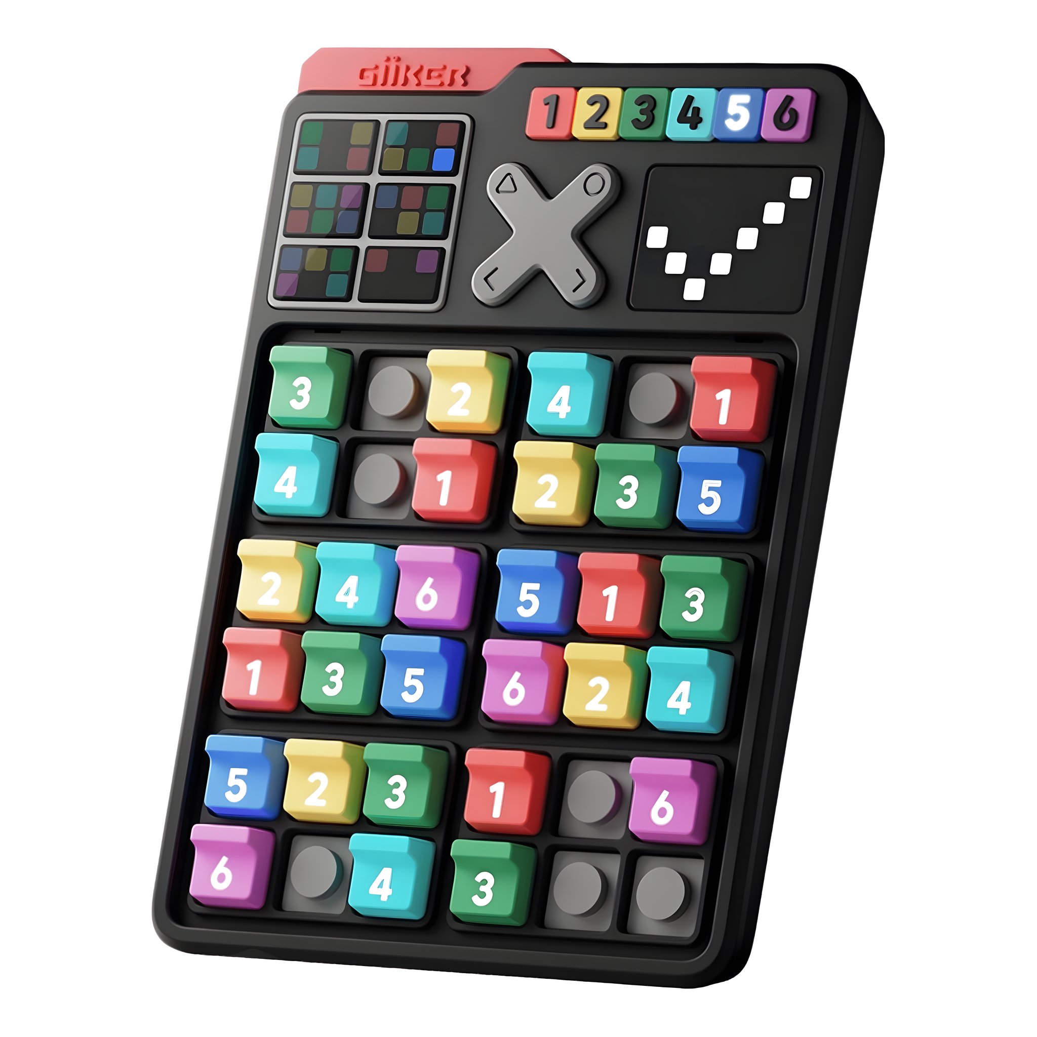 Smart Sudoku Spielkonsole mit farbigen Spielsteinen