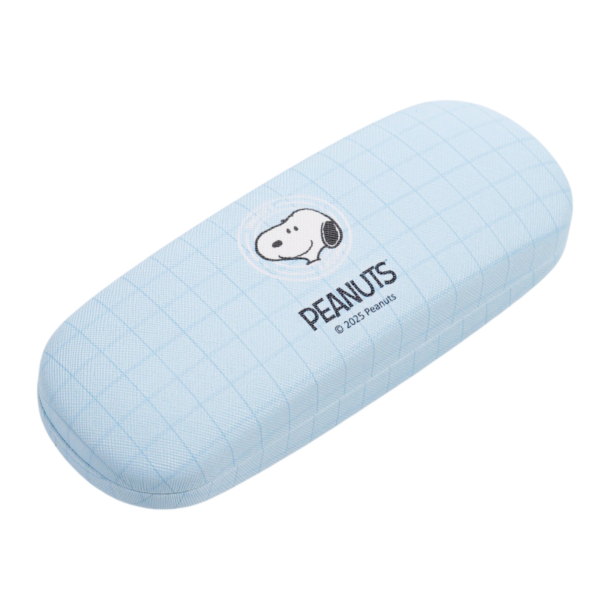 Hellblaues Etui mit Peanuts-Logo