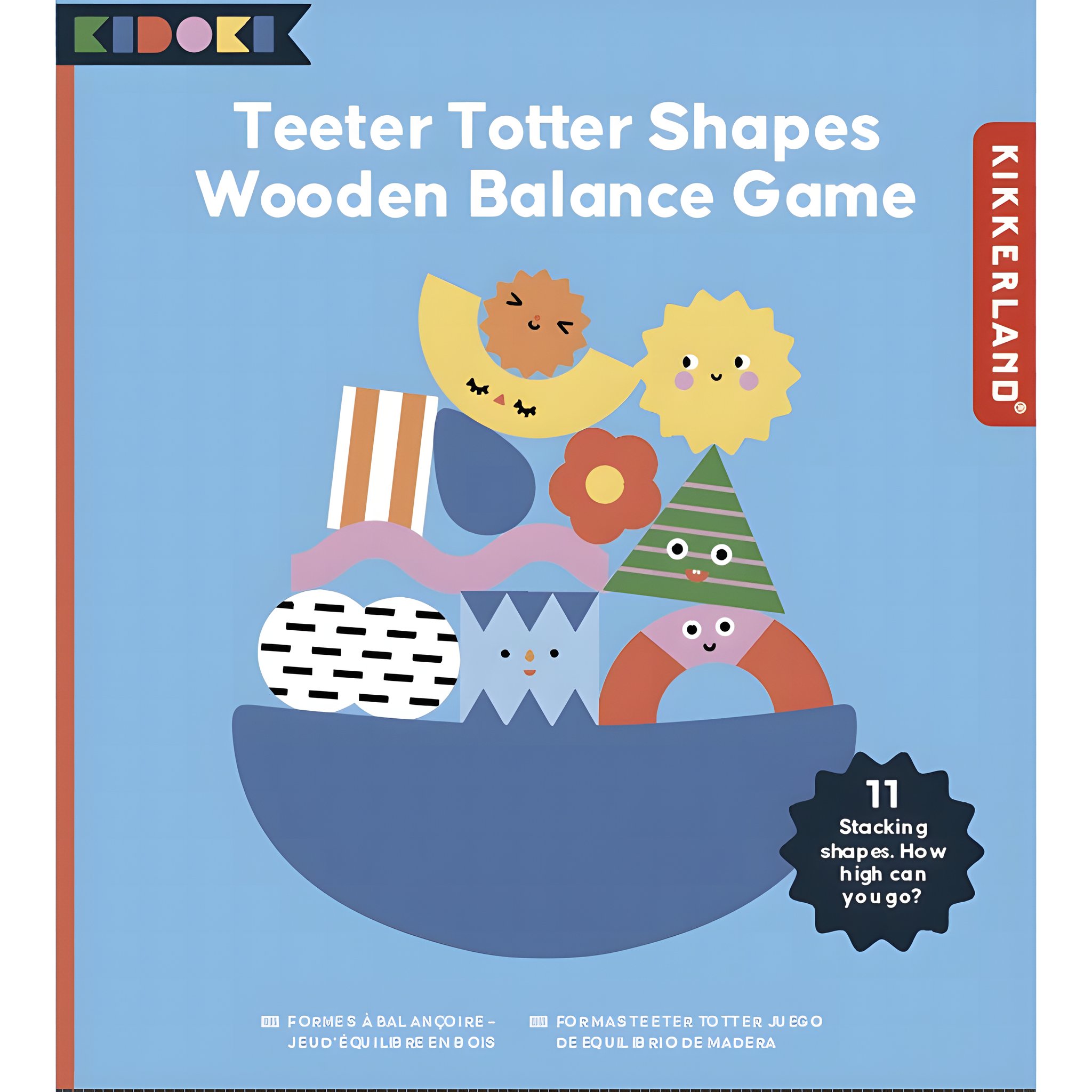TeeterTotterShape Holz-Balance-Spiel