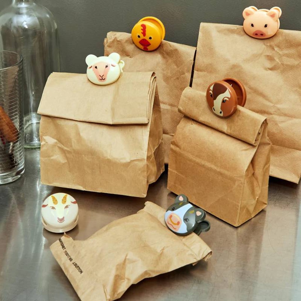 Bauernhof-Tütenklammern