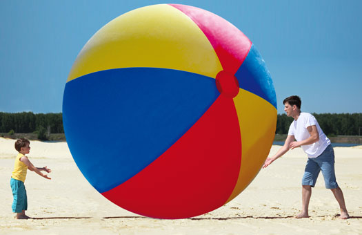 XXL Strandball 3 Meter Durchmesser von bigmouth