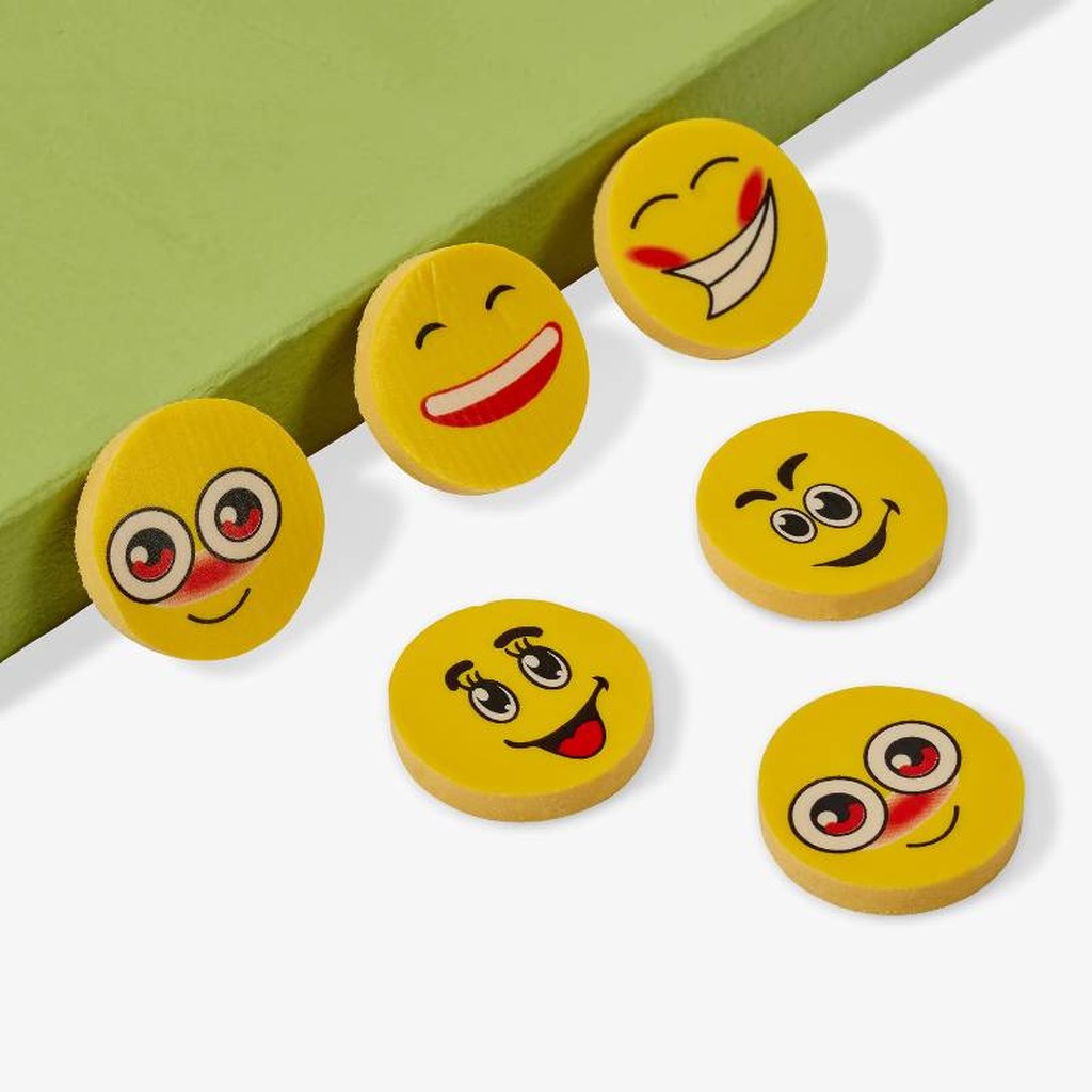 100 Emoji Erasers