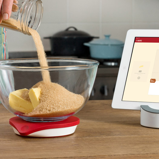 Digitale Küchenwaage mit App