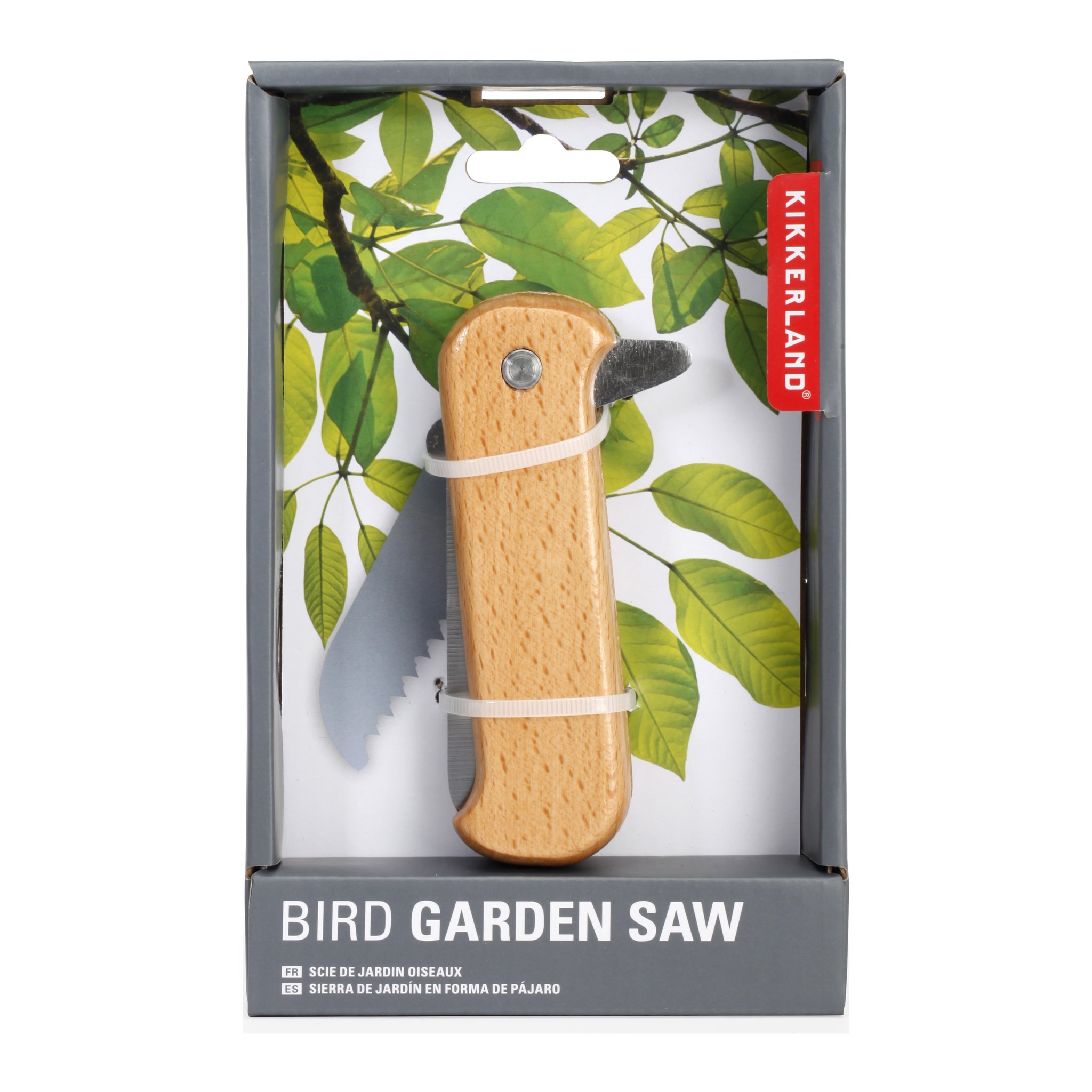 Sega da giardino nella confezione «Bird Garden Saw» di Kikkerland